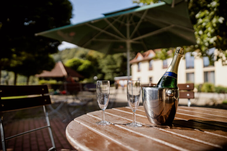 přípitek restaurace Marina Vltava Nelahozeves